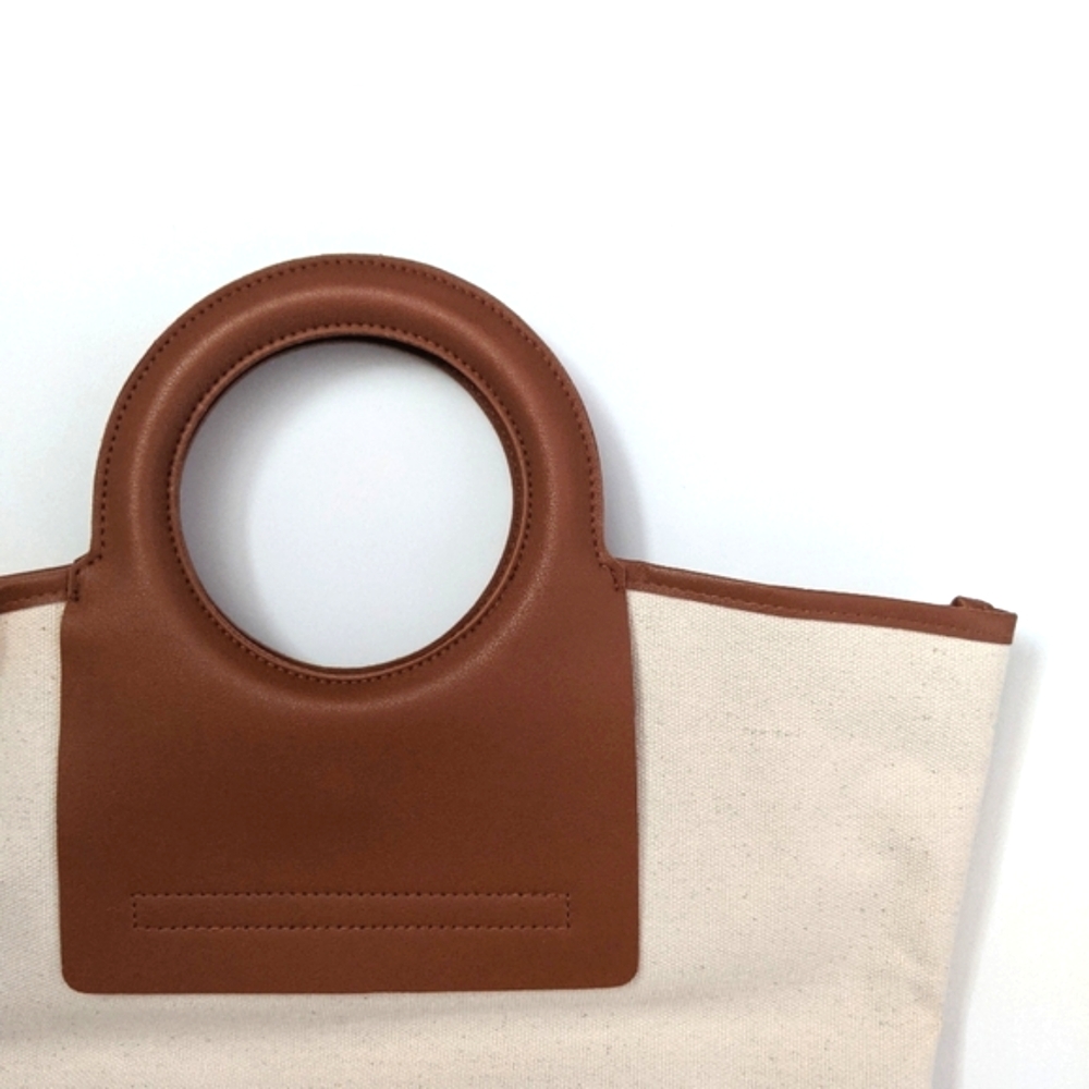 vintage inspired terracotta cloth handbag